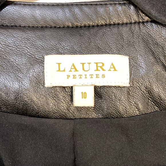 Simili leather jacket size 10 - Picture 3 of 5